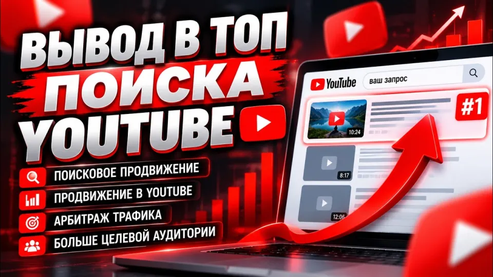 Как продвижение видео на YouTube выводит ролик в топ поиска по целевым запросам